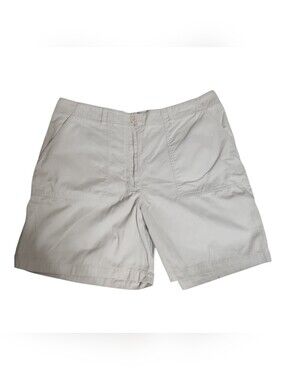 Vintage Khaki Shorts Size 16 Jones New York Sport 90s Beige Good Condition